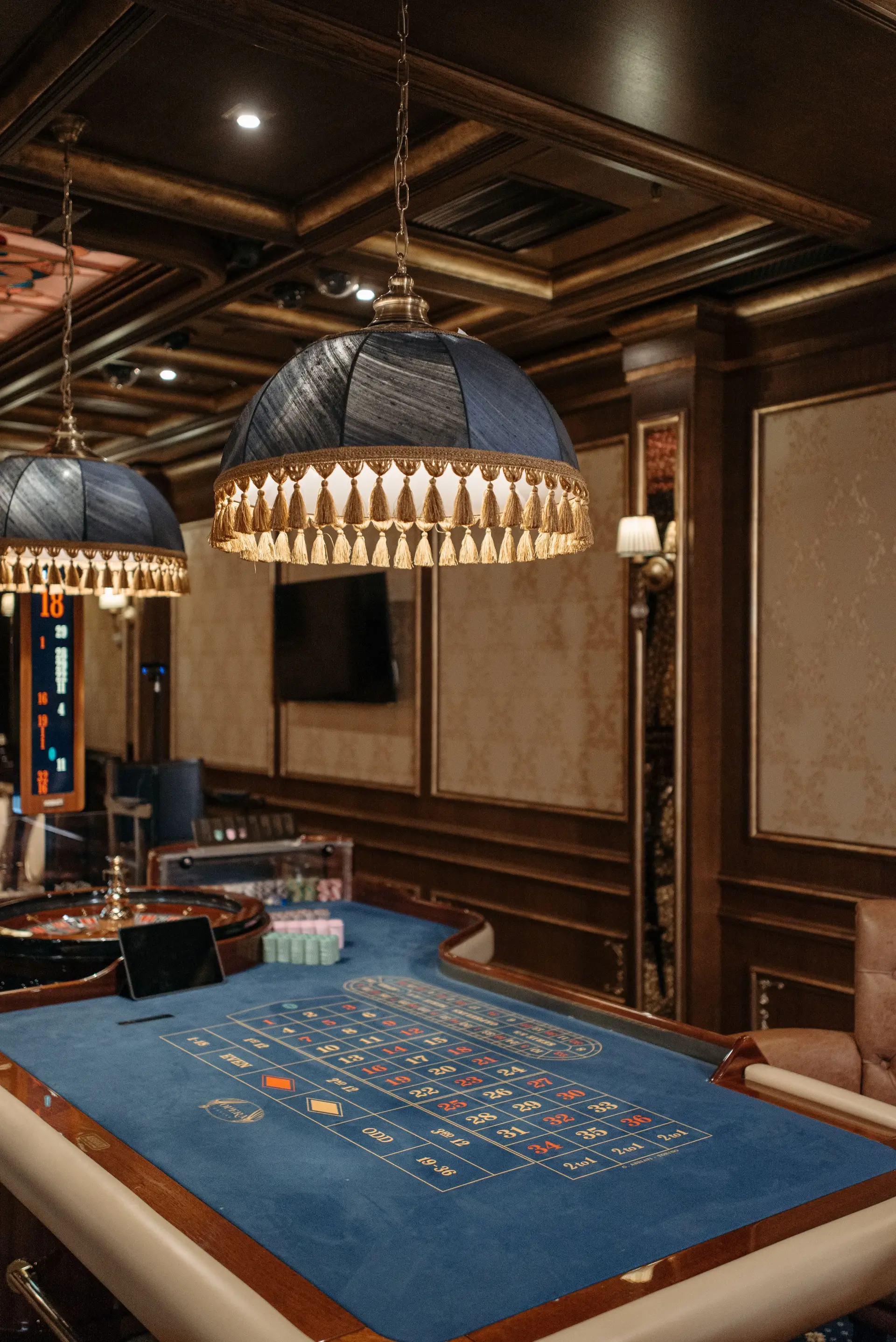 Table de roulette élégante