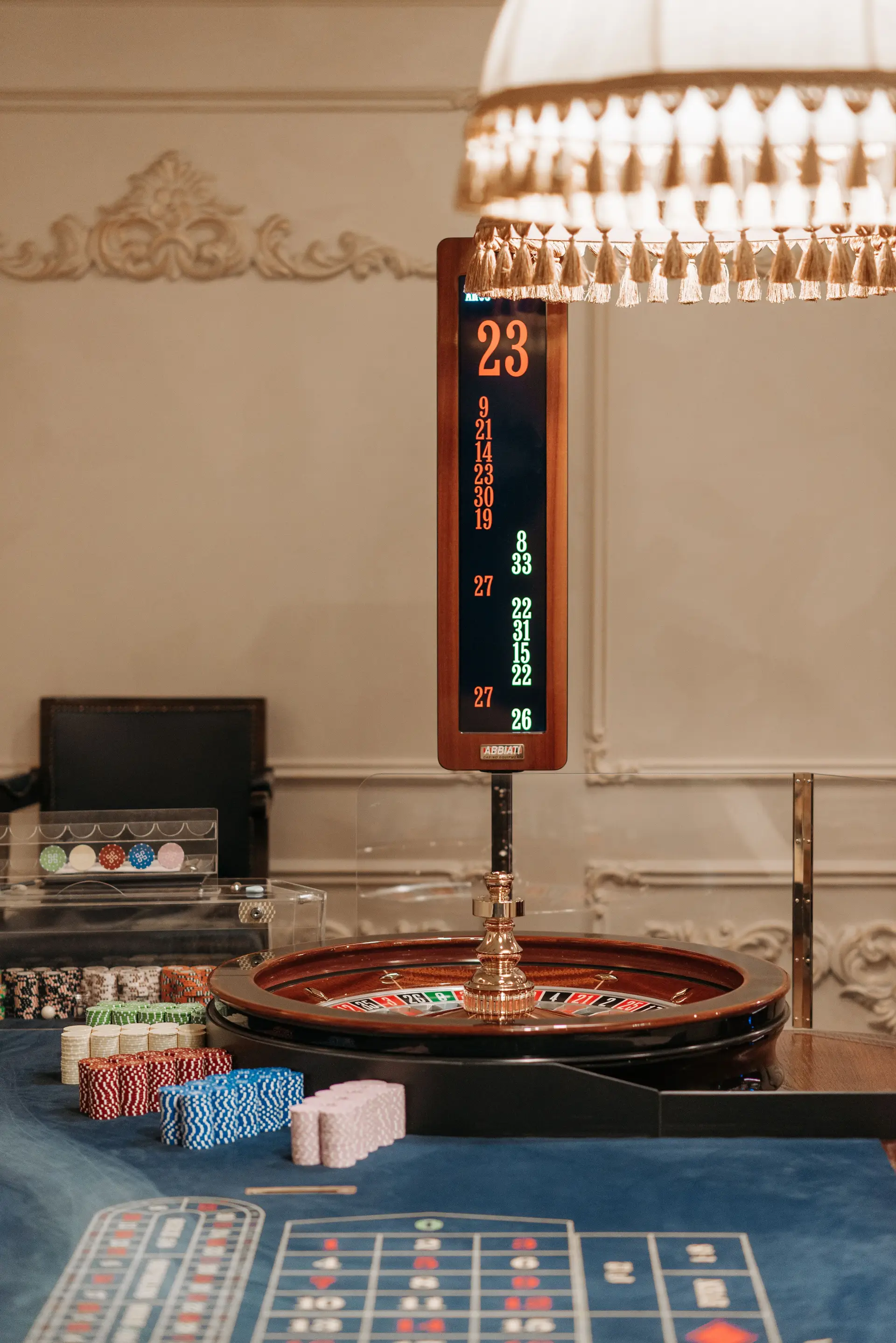 Jetons et ambiance de jeu